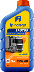 Ipiranga Brutus Alta Performance 15w40 CI-4 - Caixa 24x1L