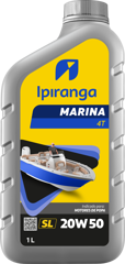 Ipiranga Marina 4T 20W50 SL - Caixa 24x1L