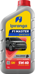 Ipiranga F1 Master Sintético 5W40 SN 502 - Caixa 24x1L