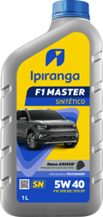 Ipiranga F1 Master Sintético 5W40 SN 508 - Caixa 24x1L