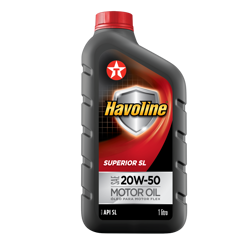 Havoline Superior API SL SAE 20W-50- Caixa 24x1L